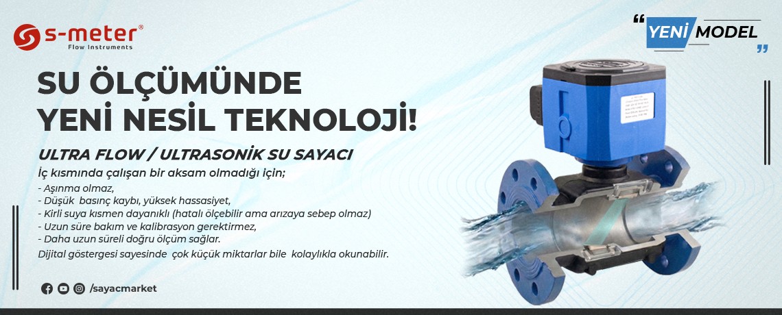 ULTRASONİK SOĞUK SU SAYAÇLARI