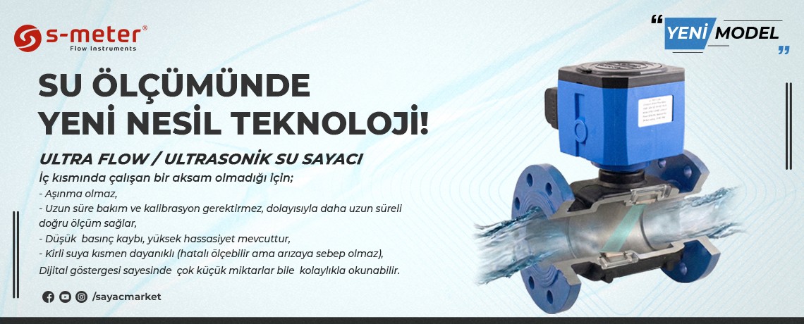ULTRASONİK SOĞUK SU SAYAÇLARI